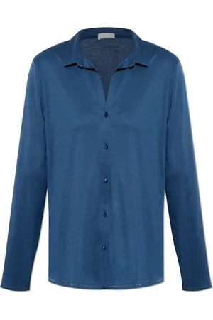 Hanro Damen, Nachtwäsche & Lounge, Blau, XLGröße: