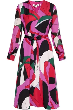 Diane von Furstenberg Damen, Kleider, Mehrfarbig, SGröße: