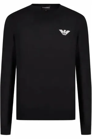 Emporio Armani Herren, Sweatshirts & Hoodies, Schwarzk, XLGröße: