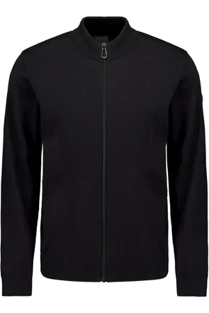 No Excess Herren, Strickwaren, Schwarzk, 2XLGröße: