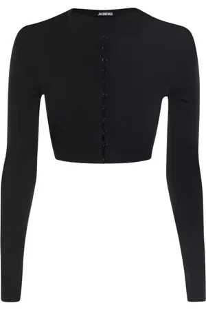 Jacquemus Damen, Strickwaren, Schwarzk, 2XSGröße: