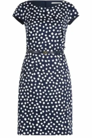 Betty & Co Damen, Kleider, Blau, 2XLGröße: