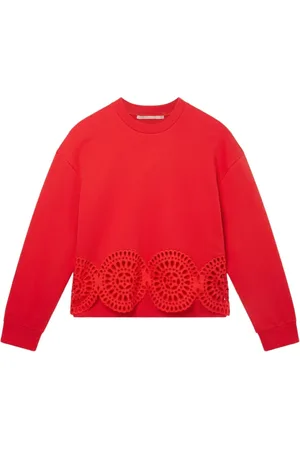 Stella McCartney Damen, Sweatshirts & Hoodies, Rot, MGröße: