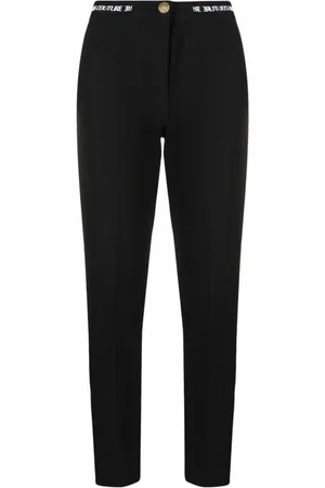 VERSACE Damen, Hosen, Schwarzk, LGröße: