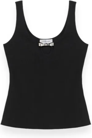 BLUMARINE Damen, Oberteile, Schwarzk, MGröße: