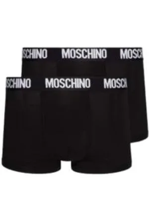 Moschino Herren, Unterwäsche, Schwarzk, SGröße: