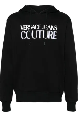 VERSACE Herren, Sweatshirts & Hoodies, Schwarzk, LGröße: