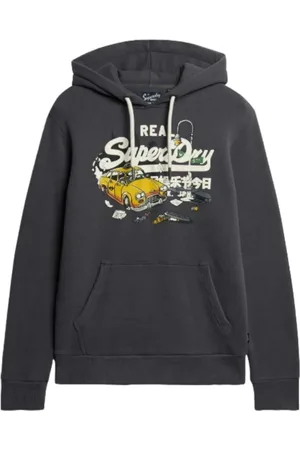Superdry Herren, Sweatshirts & Hoodies, Grau, MGröße: