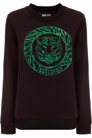 Roberto Cavalli Herren, Sweatshirts & Hoodies, Schwarzk, SGröße: