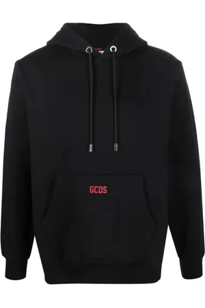 GCDS Herren, Sweatshirts & Hoodies, Schwarzk, LGröße: