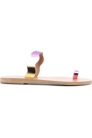 Ancient Greek Sandals Damen, Schuhe, Lila, 37 EUGröße: