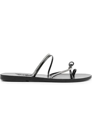 Ancient Greek Sandals Damen, Schuhe, Schwarzk, 37 EUGröße:
