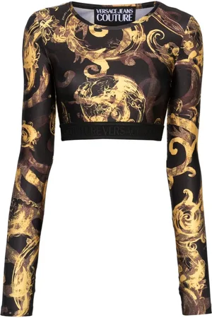 VERSACE Damen, Oberteile, Schwarzk, 2XSGröße: