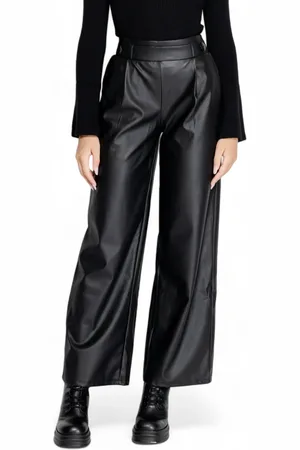 JACQUELINE DE YONG Damen, Hosen, Schwarzk, SGröße:
