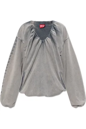 Diesel Unisex, Sweatshirts & Hoodies, Grau, 2XSGröße: