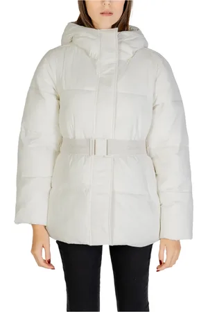 Calvin Klein Damen, Jacken, Weiß, MGröße: