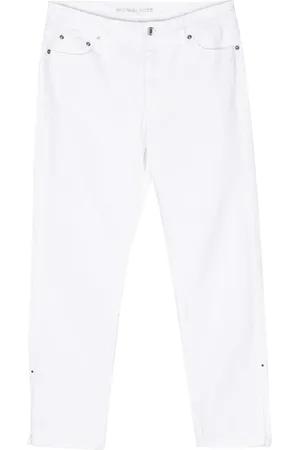 Michael Kors Damen, Jeans, Weiß, XLGröße: