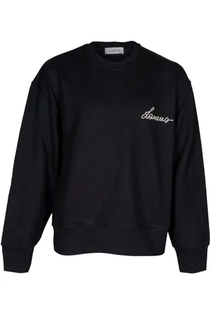 LANEUS Herren, Sweatshirts & Hoodies, Schwarzk, LGröße: