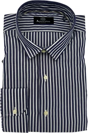 Aquascutum Herren, Shirts, Blau, 3XLGröße: