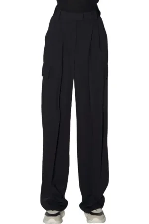 BARBARA BUI Damen, Hosen, Schwarzk, LGröße: