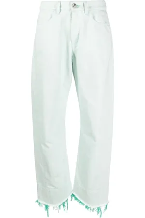 Jil Sander Damen, Jeans, Grün, 2XSGröße: