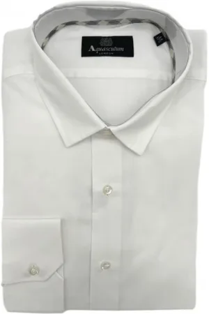 Aquascutum Herren, Shirts, Weiß, 2XLGröße: