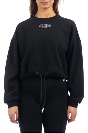 Moschino Damen, Sweatshirts & Hoodies, Schwarzk, MGröße: