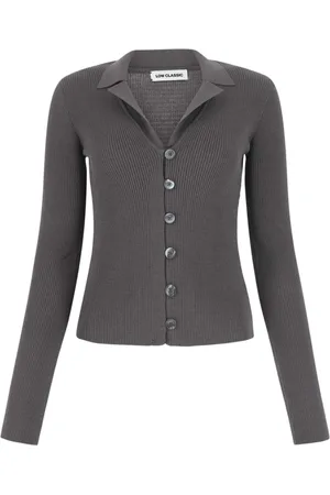 Low Classic Damen, Strickwaren, Grau, MGröße: