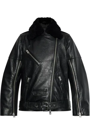 AllSaints Damen, Jacken, Schwarzk, LGröße: