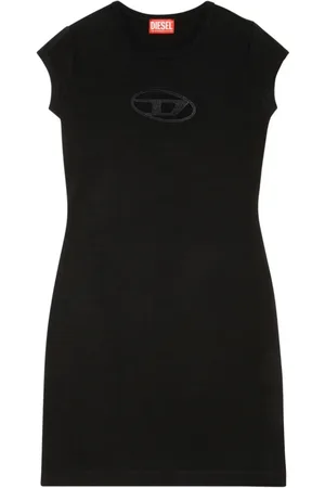 Diesel Damen, Kleider, Schwarzk, SGröße: