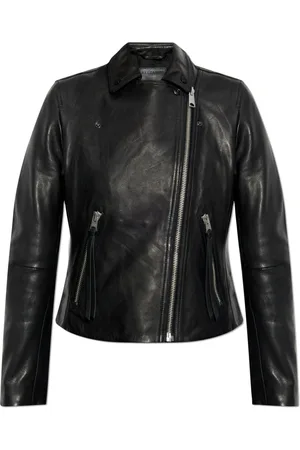 AllSaints Damen, Jacken, Schwarzk, MGröße: