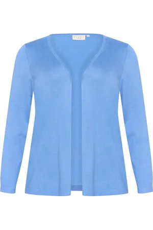 Kaffe Damen, Strickwaren, Blau, LGröße: