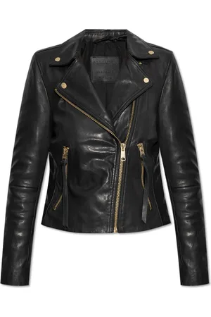 AllSaints Damen, Jacken, Schwarzk, SGröße: