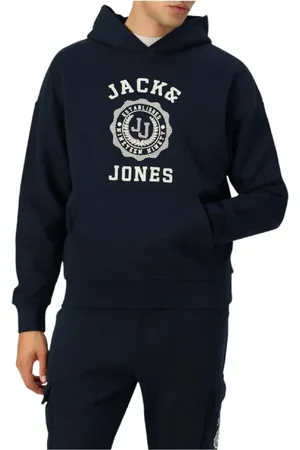 JACK & JONES Herren, Sweatshirts & Hoodies, Blau, LGröße: