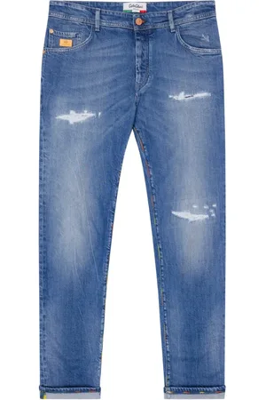 Carlo Colucci Herren, Jeans, Blau, W31 L34Größe: