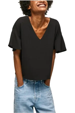 Pepe Jeans Damen, Oberteile, Schwarzk, XSGröße: