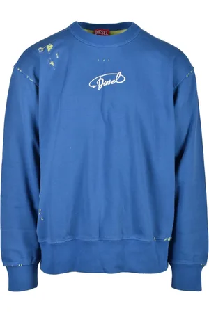 Diesel Herren, Sweatshirts & Hoodies, Blau, SGröße: