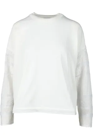 BALLANTYNE Damen, Sweatshirts & Hoodies, Weiß, SGröße: