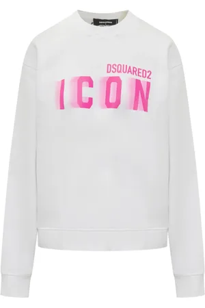 Dsquared2 Damen, Sweatshirts & Hoodies, Weiß, XSGröße: