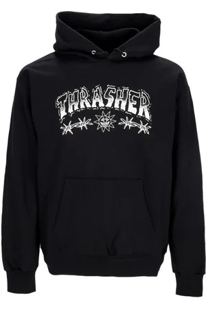 Thrasher Herren, Sweatshirts & Hoodies, Schwarzk, SGröße: