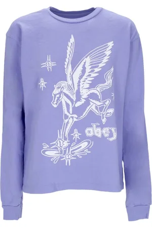 Obey Damen, Sweatshirts & Hoodies, Lila, SGröße: