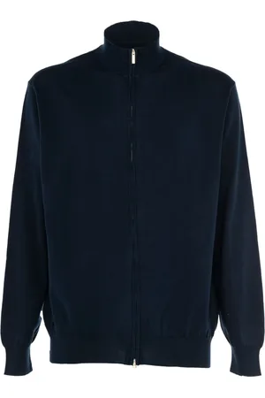 CASHMERE COMPANY Herren, Sweatshirts & Hoodies, Blau, LGröße: