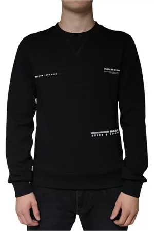 Dolce & Gabbana Herren, Sweatshirts & Hoodies, Schwarzk, SGröße: