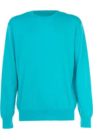 CASHMERE COMPANY Herren, Sweatshirts & Hoodies, Blau, LGröße: