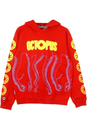 Octopus Herren, Sweatshirts & Hoodies, Rot, LGröße:
