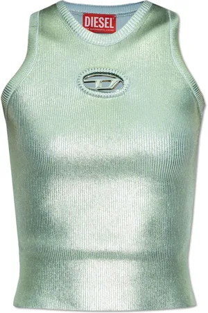 Diesel Damen, Oberteile, Grün, SGröße: