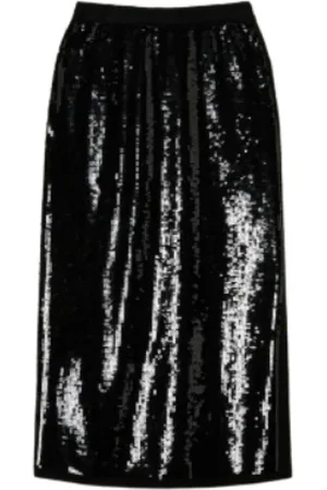 Twin-Set Damen, Röcke, Schwarzk, MGröße:
