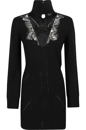 BLUMARINE Damen, Kleider, Schwarzk, MGröße: