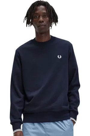 Fred Perry Herren, Sweatshirts & Hoodies, Blau, 2XLGröße: