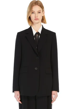 Max Mara Damen, Jacken, Schwarzk, SGröße:
